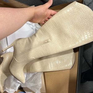 shoedazzle glitter boots